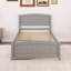 Lit plateforme simple avec deux tiroirs-1155337315