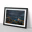 Sydney Skyline at Night in Abstract - Picture Frame Graphic Art Print-55729665-55729666