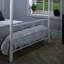 XR Living Fern Four Poster Bed With White Soft Glow LED Lights-108894414-112456206