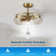 22" Aric 3 - Blade Standard Ceiling Fan with Light Kit Included