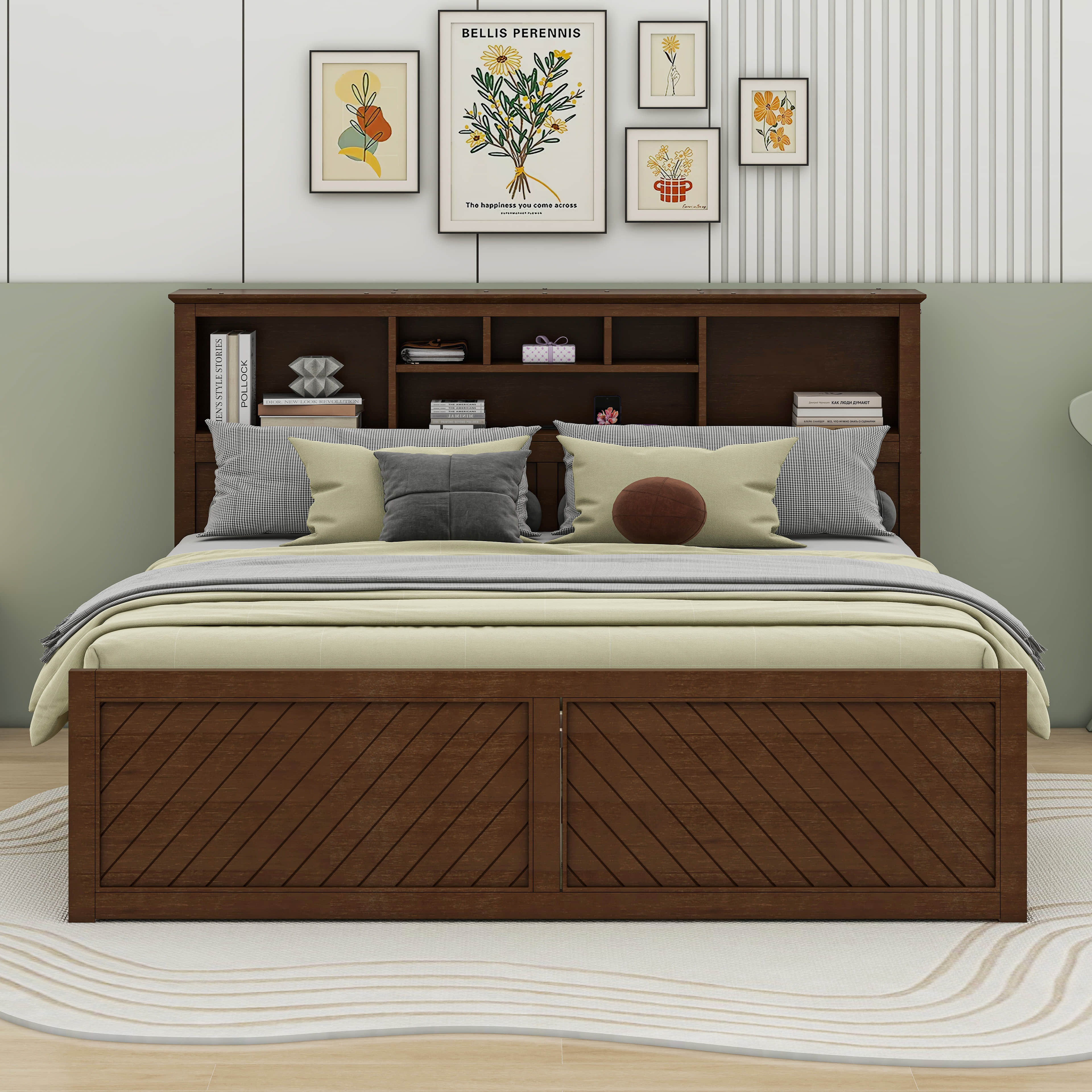 King+Size+Wood+Platform+Bed+With+Multi-Storage+Headboard%2C+USB+And+Drawers.jpg