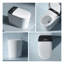 Toilette intelligente avec bidet intégré et système de chasse sans réservoir, ensemble de salle de bain une pièce en céramique