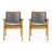 MCGILL DINING CHAIR( SET OF 2 ),400 Lbs Capacity