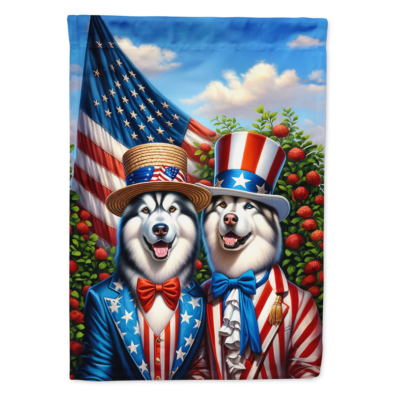 Drapeau All American Garden, Malamute d’Alaska