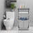 Plastic Rolling Laundry Basket with Handles-1647526360
