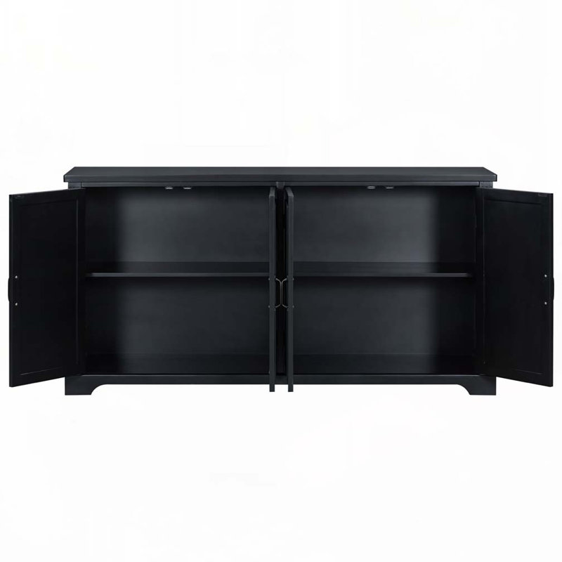  Buffet en bois , Noir