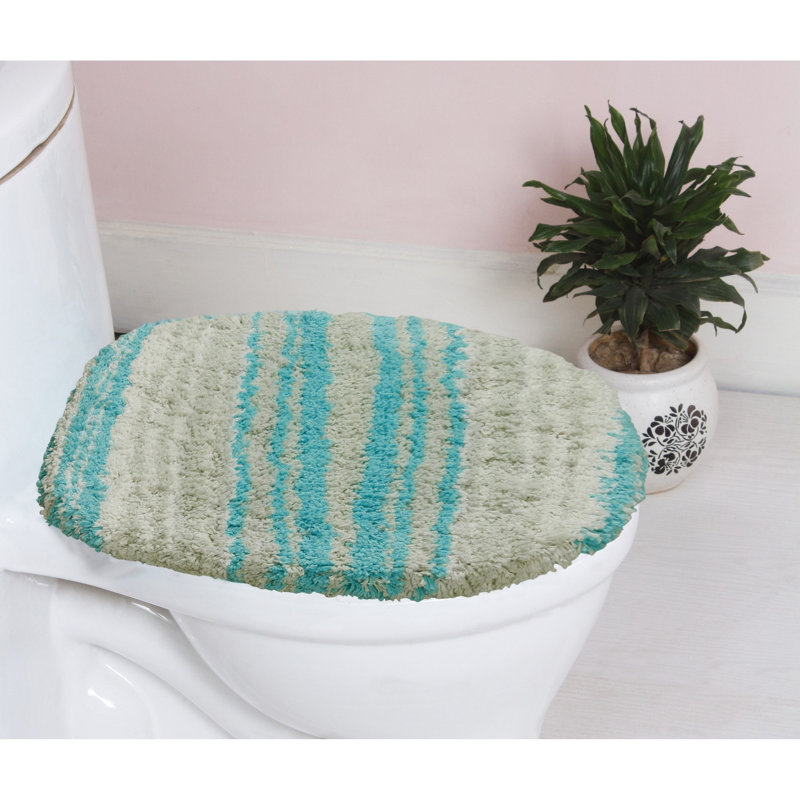 Griffie Toilet Lid Cover, Turquoise