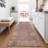 Machine Washable Indoor/Outdoor Xhevrie Pink Rug-111939921
