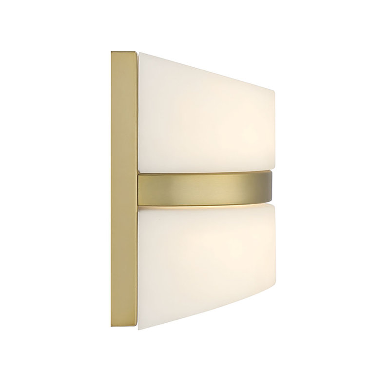 Reshad LED Flush Mounted Sconce, 2.69" H x 6.5" W