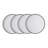 Denby Studio Grey White Medium Coupe Plates