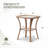 Bonia Wicker Rattan Side Table With Built-In Glass-1460712226