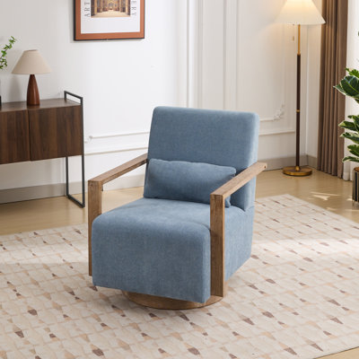 Ahmid Swivel Armchair by Ebern Designs
