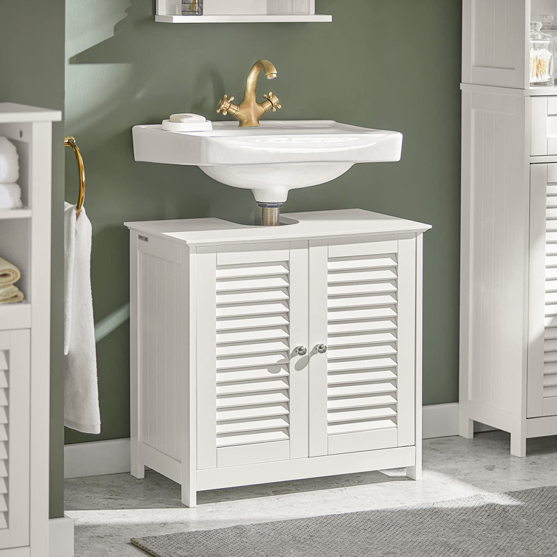 Lyonsdale Freestanding Under Sink Cabinet, White