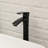 19"X15" Rectangle Vessel Bathroom Sink And Matte Black Single Lever Faucet Combo