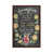 Classic Brown Wood Floater Framed