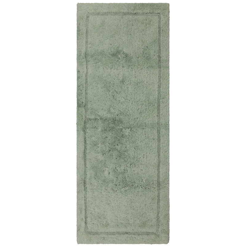 Tapis pour salle de bain Kalb, L 27 po x L 45 po, Verre de mer