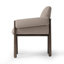 Olia Polyester Blend Upholstered Back Armchair Dining Chair