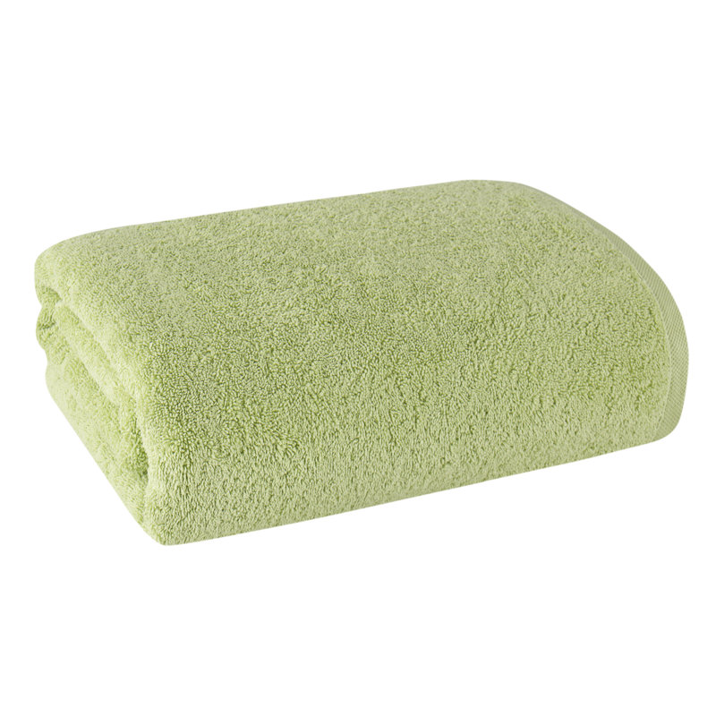 Drap de bain en coton turc Benslimane% 100, Quickdry, Vert