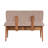 Extendable Dining Table & Chairs Set (5 Pieces), Walnut & Stone, 51 x 30.3 x 31.5 inches | 100% Melamine Coated Particle Board & Velvet Fabric | Hornbeam Legs, Perfect for Family Gatherings & Elegant Dining Spaces-1191373571-1191373580