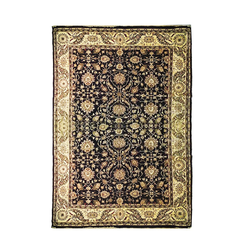 Tapis rectangulaire en laine 12 pi x 18 pi Agra