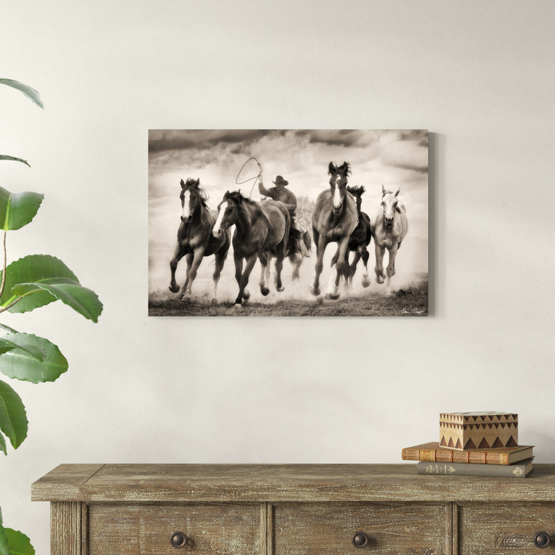 " The Chase I " by David Drost, 20" H x 30" W x 1.25" D