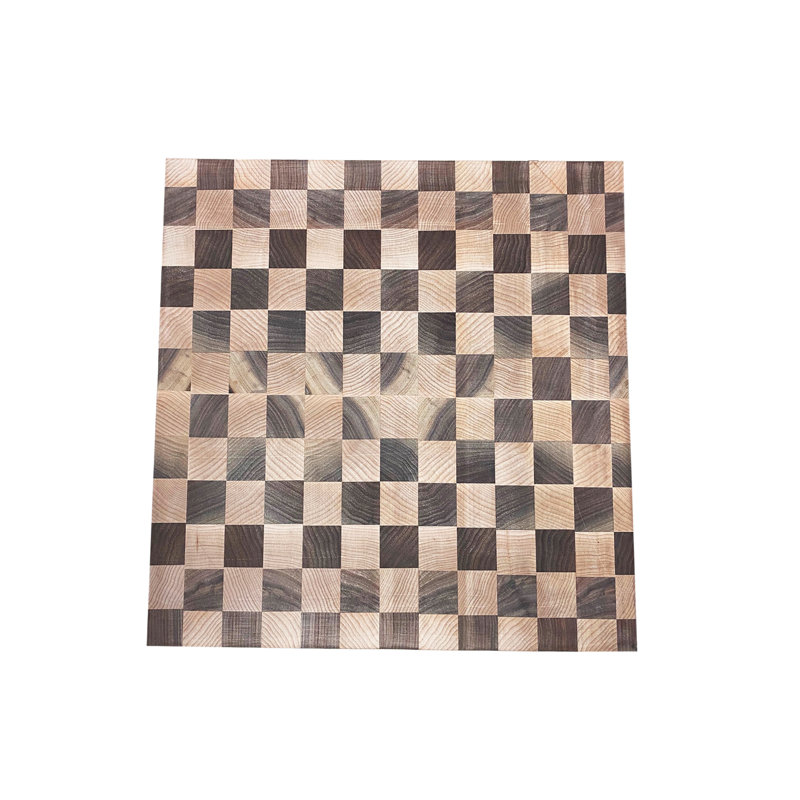 Maple And Walnut Checker End-grain Cutting Board