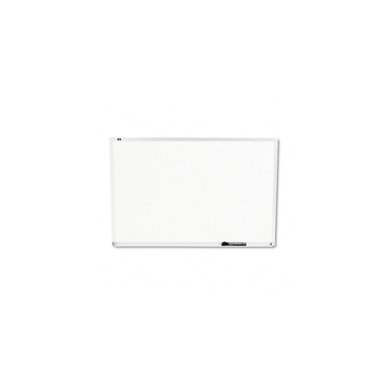 Tableau blanc mural pour marqueur, Aluminium argent, 3' H x 4' W