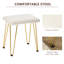 Nutt Dressing Table Set With LED Mirror & Stool 2 Drawers Makeup Desk