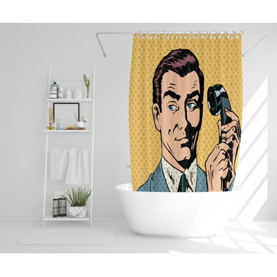Ella-Ruby 13 Piece Polyester Shower Curtain Set