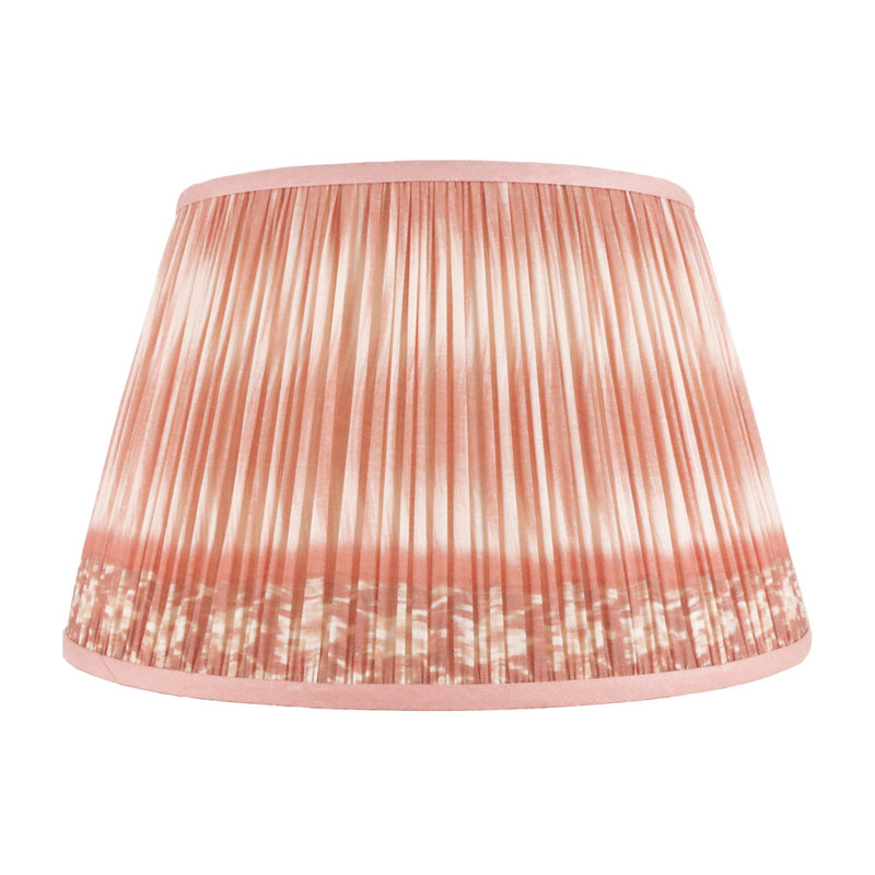 Ikat Empire Lamp Shade (Spider), 10" H x 16" W x 16" D, Coral