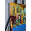 Agua De Amor moyen sur acrylique Orlando, taille L 30 po x l 24 po Orlando-739927104-739611474