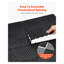 Ensemble de tapis de drainage emboîtables 24 pièces, carreaux de sol modulaires noirs en PP de 15,7 po x 15,7 po pour le garage, le jardin et l'extérieur