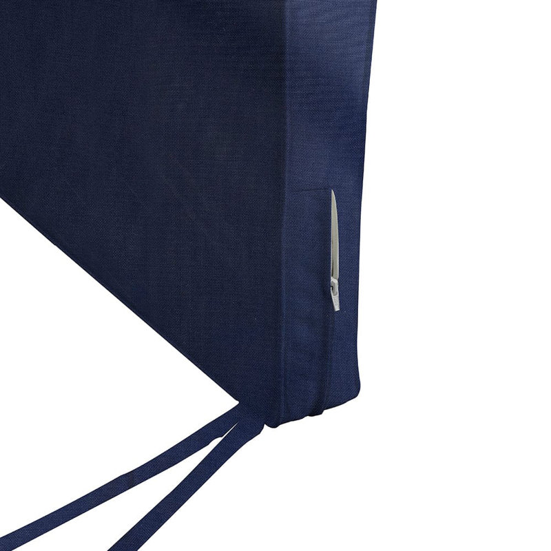  Coussin de siège 23 po x 18 po x 2 po, bleu marine, L 23 po x P 18 po, Marine, 2