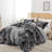 Fluffy Comforter Set 2 Pieces- All Seasons Luxury Fuzzy Comforter With One Pillowcase-116925513-117321017