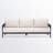 81.9" Extra-wide Powder Coated Aluminum Outdoor Patio Sofa With 5.2'' Seat Cushions-1899265133