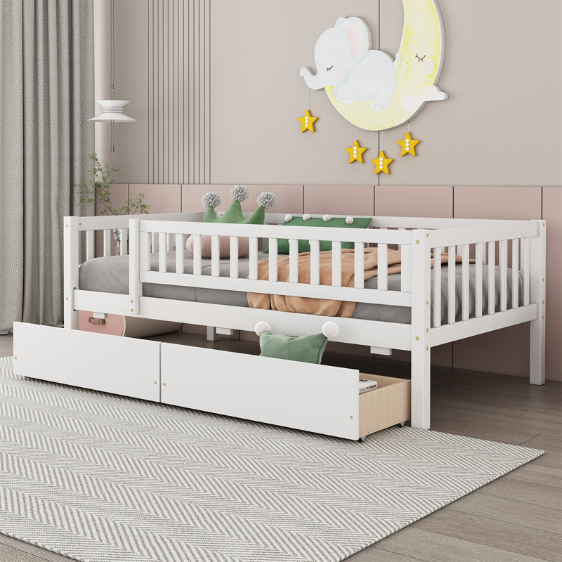 Borremans Twin 2 Drawer Slats Daybed, White