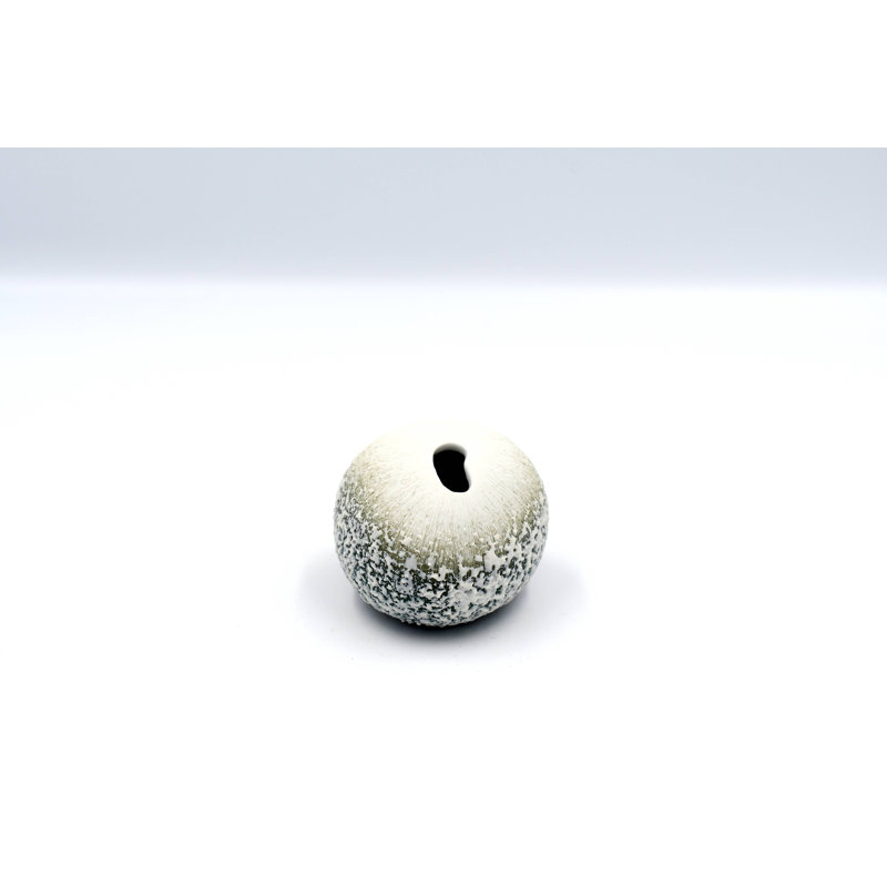 Aveli Handmade Table Vase, Green, 2" H x 2.9" W x 2.2" D