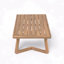 Ensemble de conversation d'extérieur beige 4 pièces en bois d'acacia royal