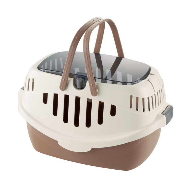 Petit transporteur pour animal de compagnie, Brun