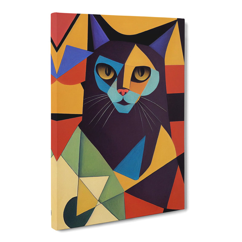 Cat Cubism Vol.2 - Wrapped Canvas, 60cm H x 40cm W x 3cm D