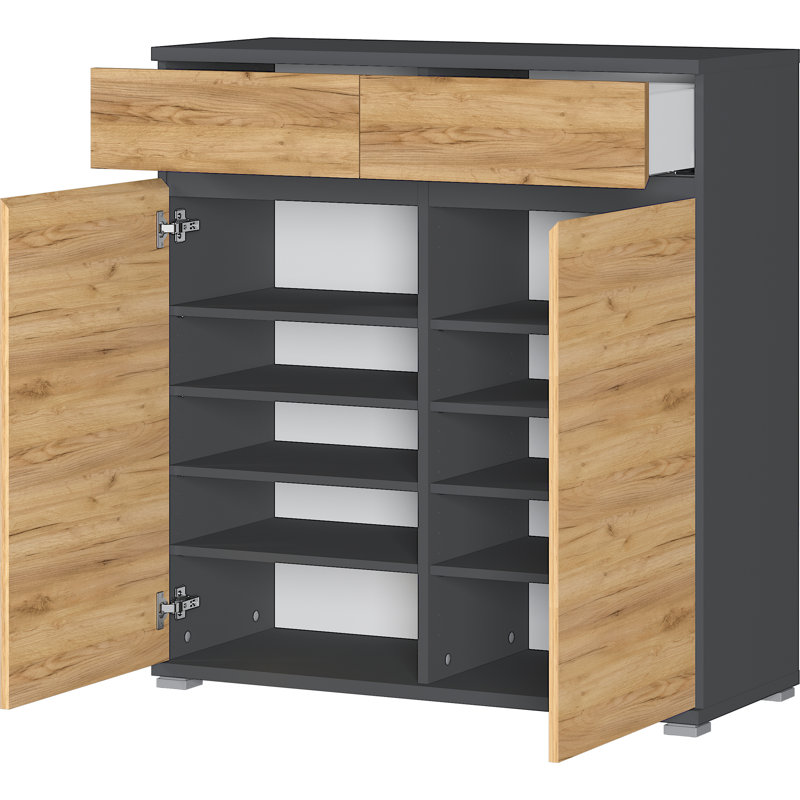 Elise 20 Pair Shoe Storage Cabinet