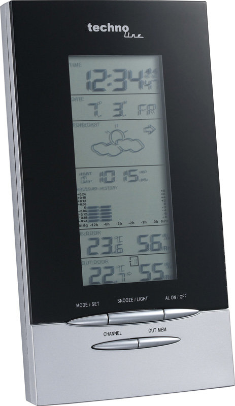 Modern & Contemporary Digital Radio Clock Alarm Tabletop Clock in
