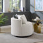 Fauteuil d'appoint basique en velours côtelé Malna