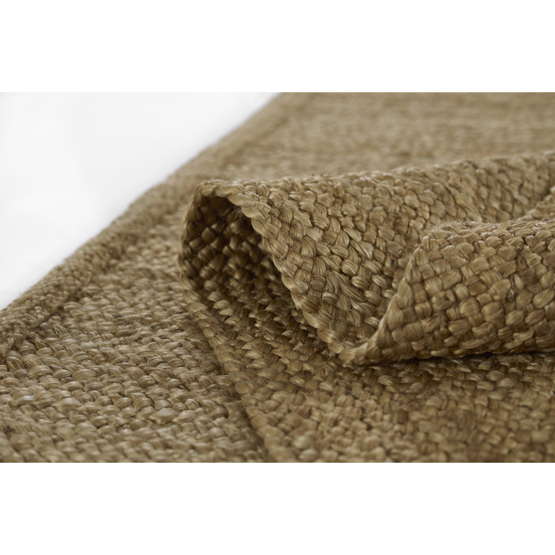 Jute / Sisal Area Rug in Brown, Rectangle 10' x 14', Brown