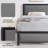 Genard Bed Frame Linen Upholstered Headboard with Nailhead Trim Heavy-Duty Twin Size Platform with Strong Metal Slats, No Box Spring Needed, Under Bed Storage-441597581-446134003