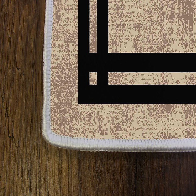 Luxurious 3D Printed Woven Carpet, 55.1 x 86.6 inches | 100% Polyester, Antibacterial, Machine Washable | Non-Slip PVC Felt Dot Underside, 0.3 in Pile Height | Perfect for Living Room, Bedroom & Home Decor