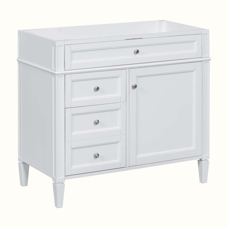 35 base de meuble-lavabo simple seulement, Blanc