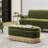 Oval Tufted Bullion Fringe Storage Bench-458070459