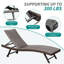 Chaise longue d'extérieur en osier 2 pièces