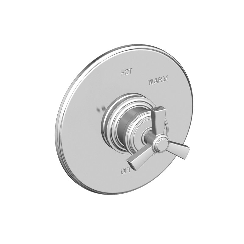 Balanced Pressure Shower Trim Plate With Handle. Less Showerhead, Arm And Flange.